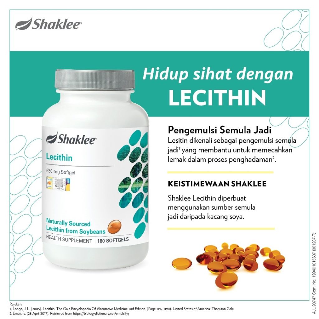 Lecithin shaklee tips cepat kurus
