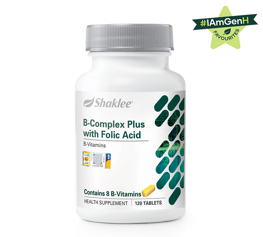 Produk Shaklee Vitamin B Complex Folic Acid Asid Folik
